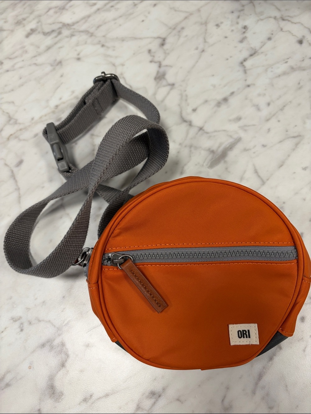 ORI Orange Round circle NWOT Crossbody Bag